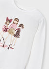 Maglietta con bambole bambina Mayoral 4011