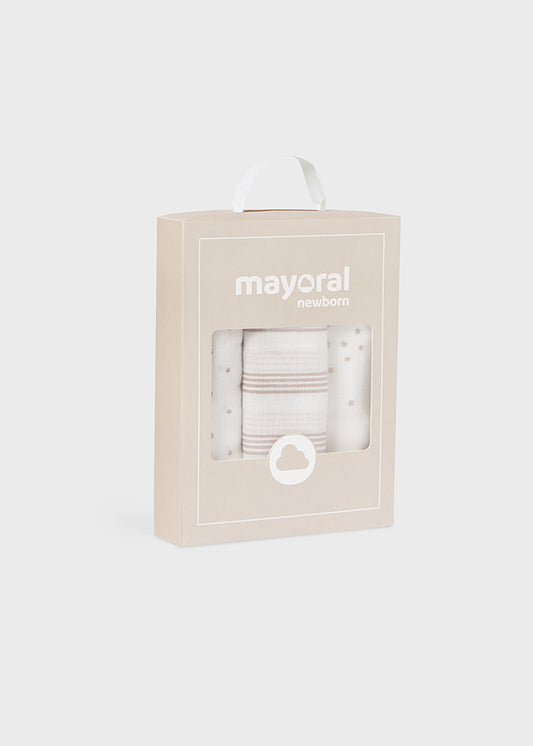 Set 3 garze piccole per neonato Mayoral Newborn 19323