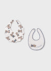 Set 2 bavaglini per neonata Mayoral Newborn 9952