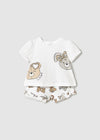 Completo short per neonata Mayoral Newborn 1256