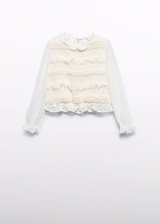 Blusa chiffon nido d'ape bambina
Abel&Lula 5614