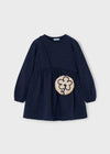 Vestito felpa con borsa bambina Mayoral 4926