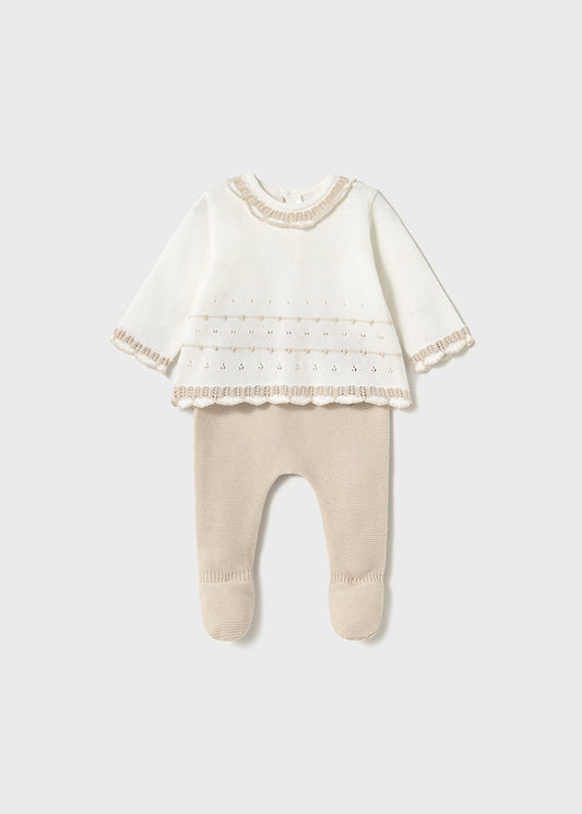 Tutina in maglia per neonata Mayoral Newborn 1587