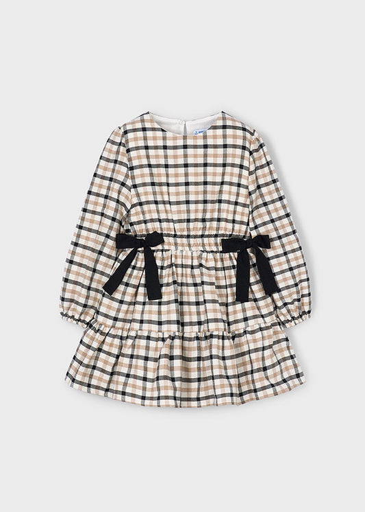 Vestito fiocco viyella bambina Mayoral 4915
