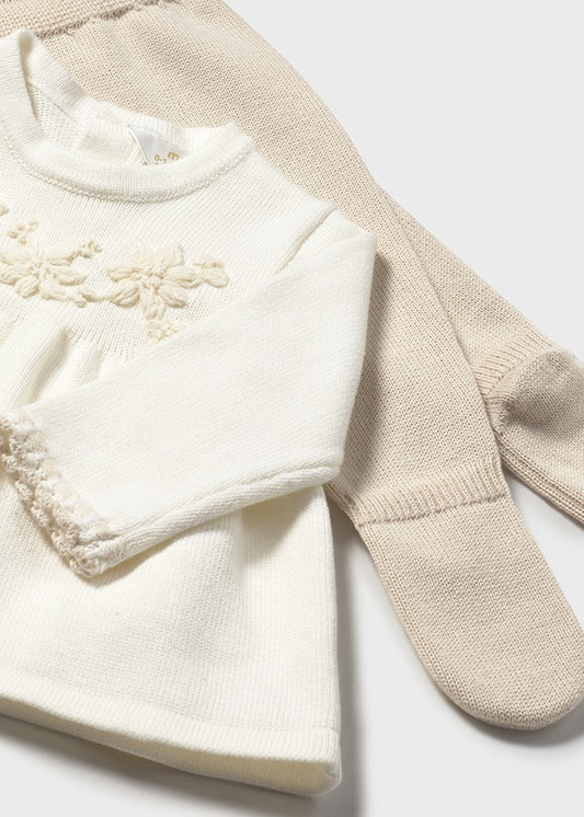 Completo ghettina con maglia per neonata Mayoral Newborn 2553