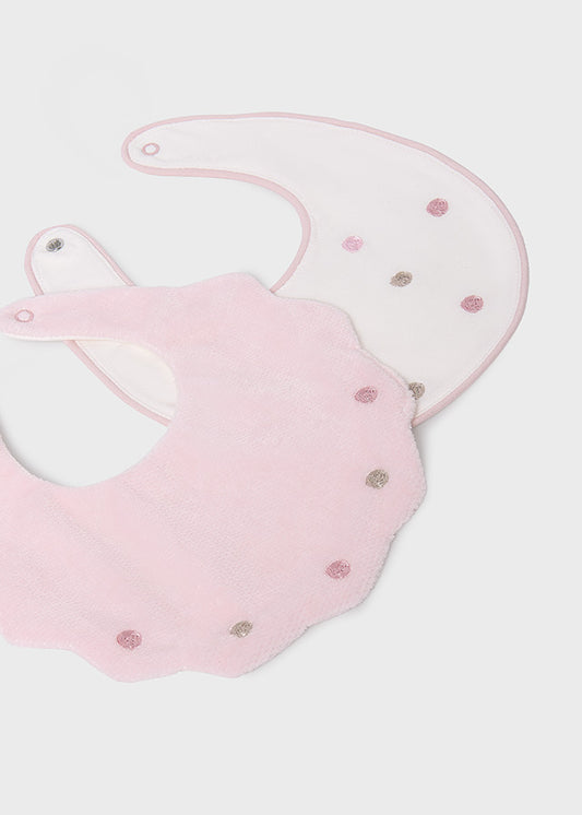 Set 2 bavaglini per neonata Mayoral Newborn 9952
