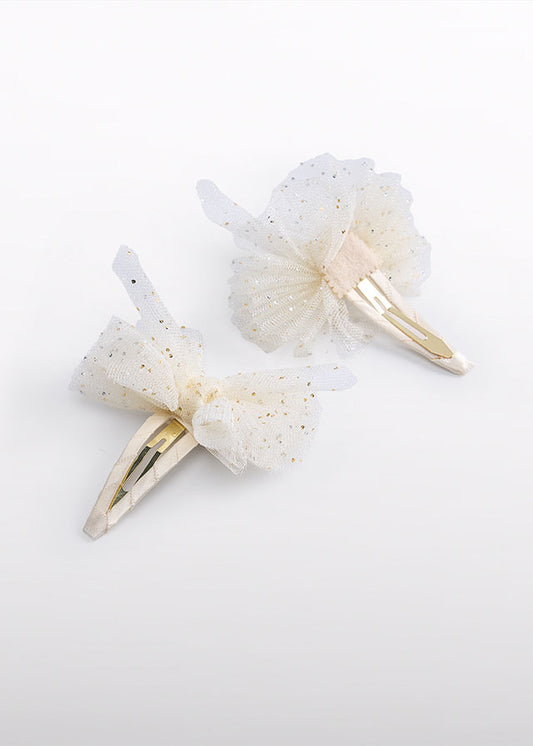 Set 2 fermagli tulle bambina Abel&Lula 5968
