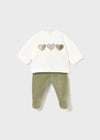 Completo ghettina combinata per neonata Mayoral Newborn 2555