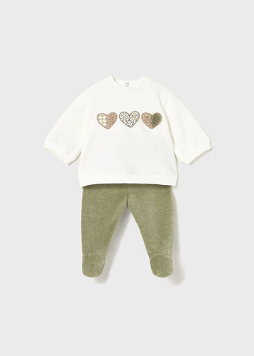 Completo ghettina combinata per neonata Mayoral Newborn 2555