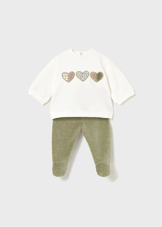 Completo ghettina combinata per neonata Mayoral Newborn 2555