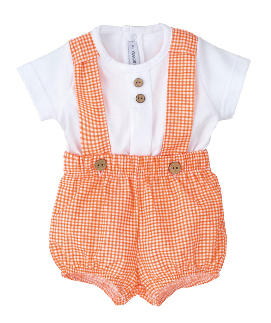 Completo t-shirt con culotte per neonato Calamaro Baby 11132