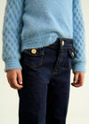 Pantalone denim palazzo bambina Abel&Lula 5722
