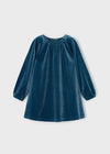 Vestito velluto lucido bambina Mayoral 4923