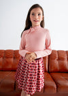 Gonna mini plissettata stampata bambina Abel&Lula 5518