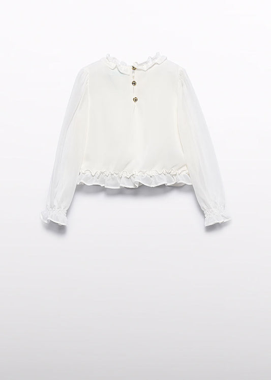 Blusa chiffon nido d'ape bambina
Abel&Lula 5614