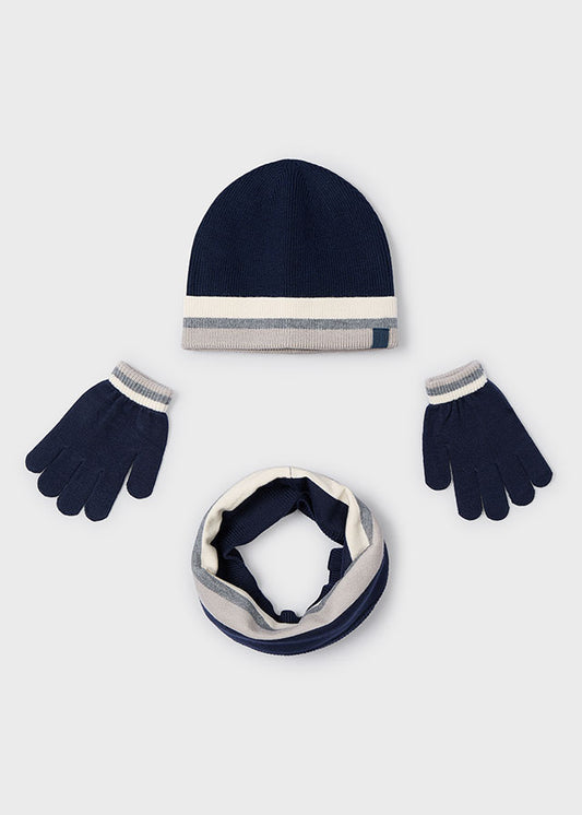 Set 3 pezzi con cappello bambino Mayoral 10823