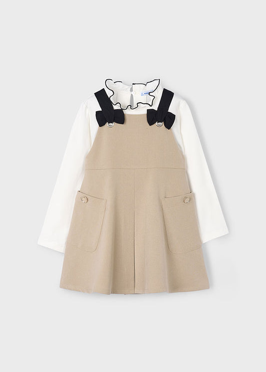 Vestito scamiciato lupetto bambina Mayoral 4914