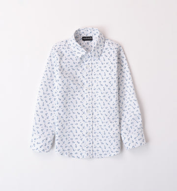 Camicia bambino all over Sarabanda 08068