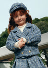 Giacca tweed doppio petto bambina Abel&Lula 5841