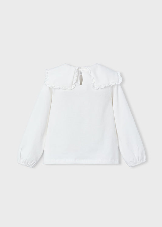Blusa collo con volant bambina Mayoral 4134