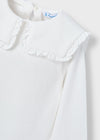Blusa collo con volant bambina Mayoral 4134