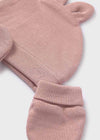 Completo cappello con manopole per neonato Mayoral Newborn 19340