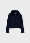 Cardigan colletto pellicciotto bambina Mayoral 4311