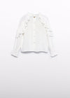 Blusa plumetis volant bambina Abel&Lula 5615