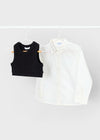 Completo gilet e blusa bambina Mayoral 4317