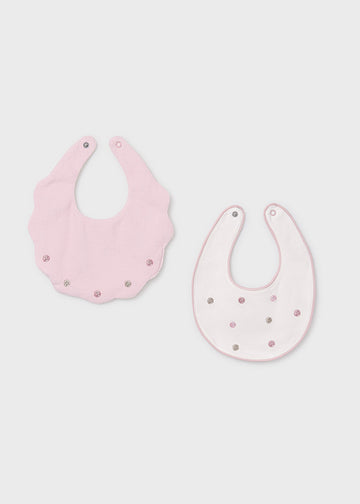 Set 2 bavaglini per neonata Mayoral Newborn 9952