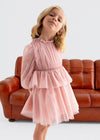 Abito tulle glitter bambina Abel&Lula 5532