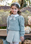 Maglione in maglia traforato bambina Abel&Lula 5823