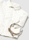 Camicia manica lunga con papillon per neonato Mayoral Newborn 2196