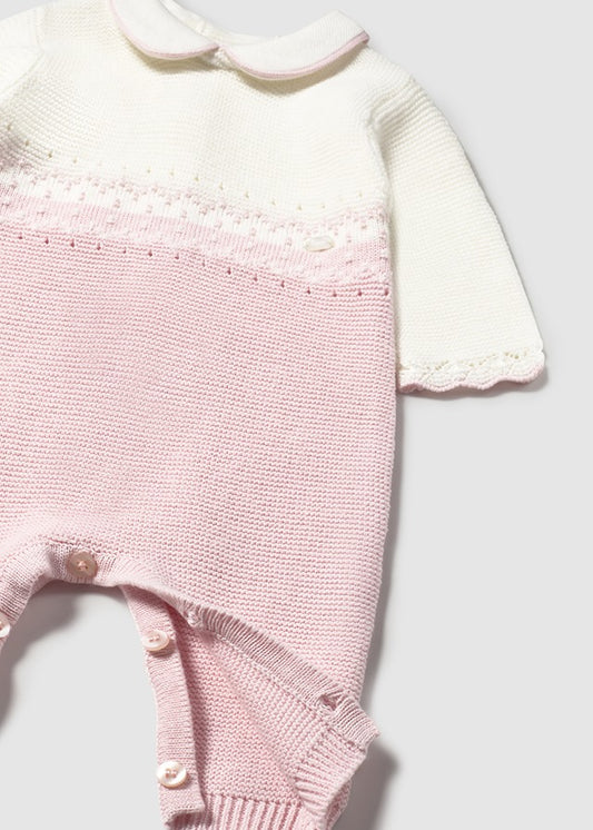 Tutina in tricot per neonata Mayoral Newborn 2601