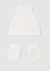 Completo cappello e manopole per neonato Mayoral Newborn 19340