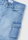 Bermuda jeans cargo per bambino Mayoral 3229