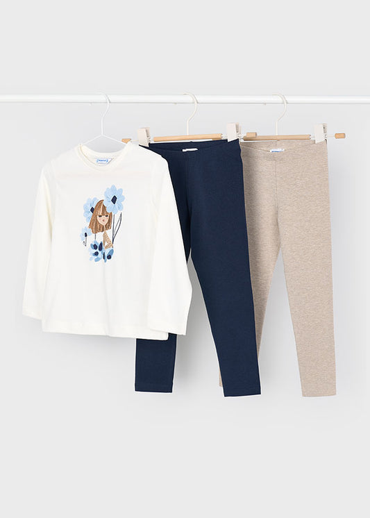 Completo 3 pezzi bambina Mayoral 4724