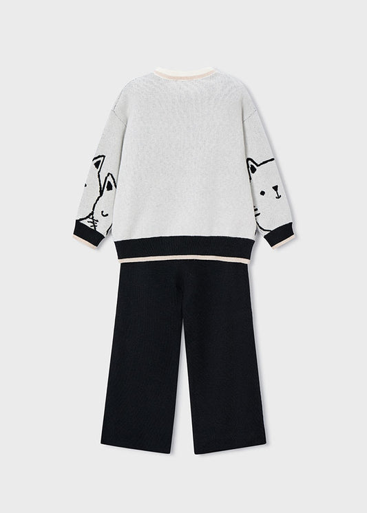 Completo pantalone e maglione bambina Mayoral 4583