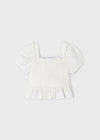 Blusa combinata uncinetto Mayoral bambina 3175