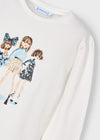 Maglietta con bambole bambina Mayoral 4011