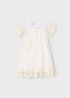 Abito tulle ricamo per bambina Mayoral 3909