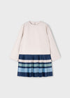 Vestito combined righe bambina Mayoral 4911