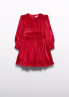 Abito velluto glitter bambina Abel&Lula 5528