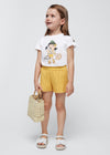 Completo t-shirt e pantaloncino volant Mayoral bambina 3266