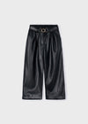 Pantalone similpelle con cintura bambina Mayoral 4574