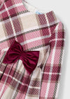 Vestito quadri velluto bambina Mayoral 4924