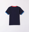 T-Shirt blu bambino Sarabanda 08114