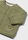 Cardigan girocollo in tricot per neonato Mayoral Newborn 2337