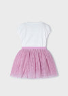 Completo t-shirt e gonna in tulle Mayoral bambina 3953