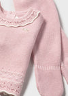 Completo ghettina e cappello in tricot per neonata Mayoral Newborn 2556
